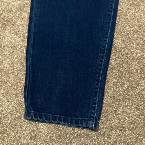 Vintage 80s Lee Dark Wash Tapered Straight Leg High Rise Jeans Women’s Size 32 - Picture 8 of 15